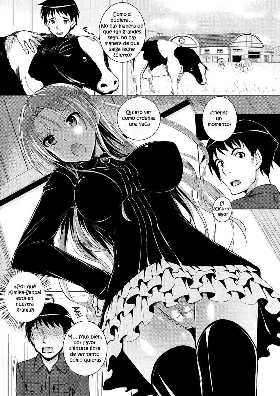 [Fukuyama Naoto] Senpai Shiboritate | Freshly Milked Senpai (AheColle) [Spanish] [Kurotao] [Digital] - Page 6