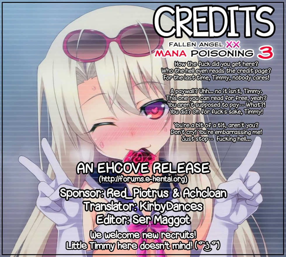 (C90) [LemonMaiden (So-Kai)] Datenshi XX Kyuusei Maryoku Chuudoku - Fallen Angel XX Mana Poisoning 3 (Fate/kaleid liner Prisma Illya) [English] [EHCOVE] - Page 29