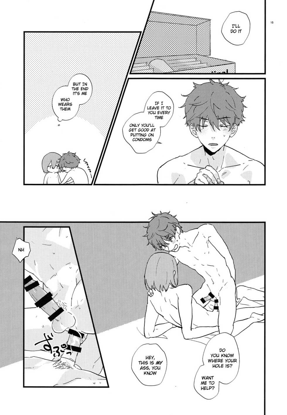 (HaruCC21) [Phlodexy (Yamano)] Hirottekudasai | Pick Me Up Please (High☆Speed! -Free! Starting Days-) [English] [Holy Mackerel] - Page 14