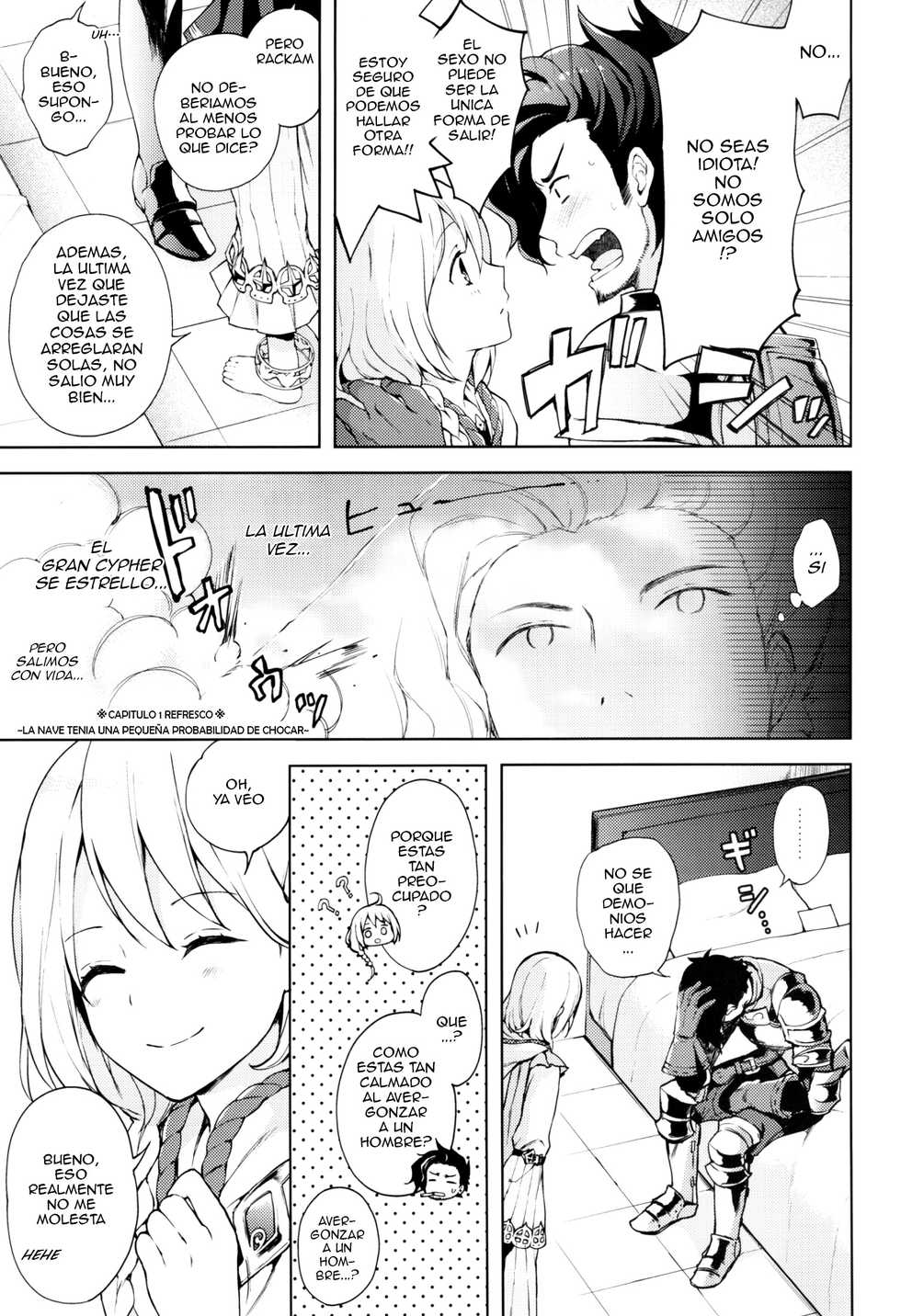(SUPER25) [Candy Paddle (Nemu Nemu)] ooo Shinai to Derarenai Heya (Grand Blue Fantasy) [Spanish] [ElMoeDela8] - Page 4