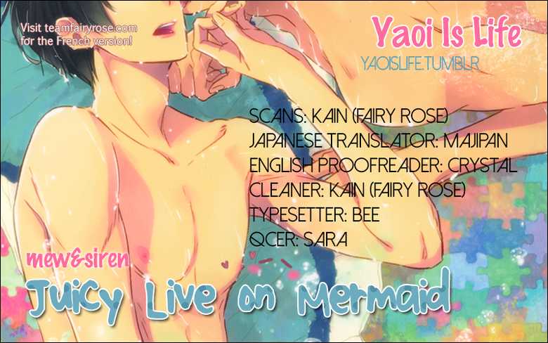 (GOOD COMIC CITY 20) [mew&siren (Kirimochi Nie)] Juicy live on mermaid. (Free!) [English] [Yaoislife] - Page 23